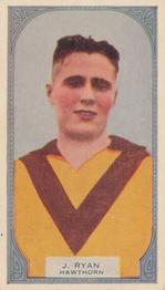 1933 Hoadley's Victorian Footballers #94 Jack Ryan Front